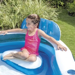 Piscina gonflabila Intex Family Lounge 229 x 229 x 66 cm Piscina gonflabila Intex Family Lounge 229 x 229 x 66 cm